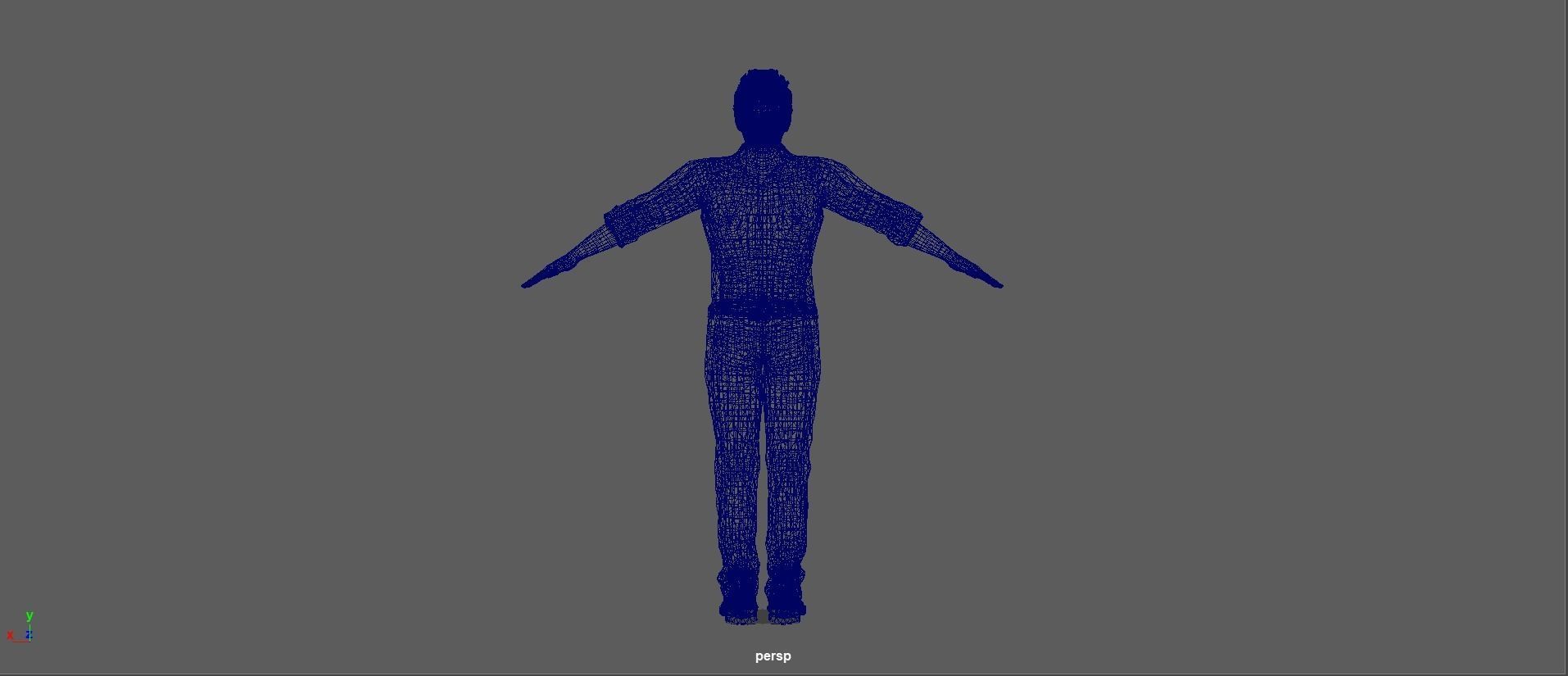 Evan Peters Low-poly 3D model_39