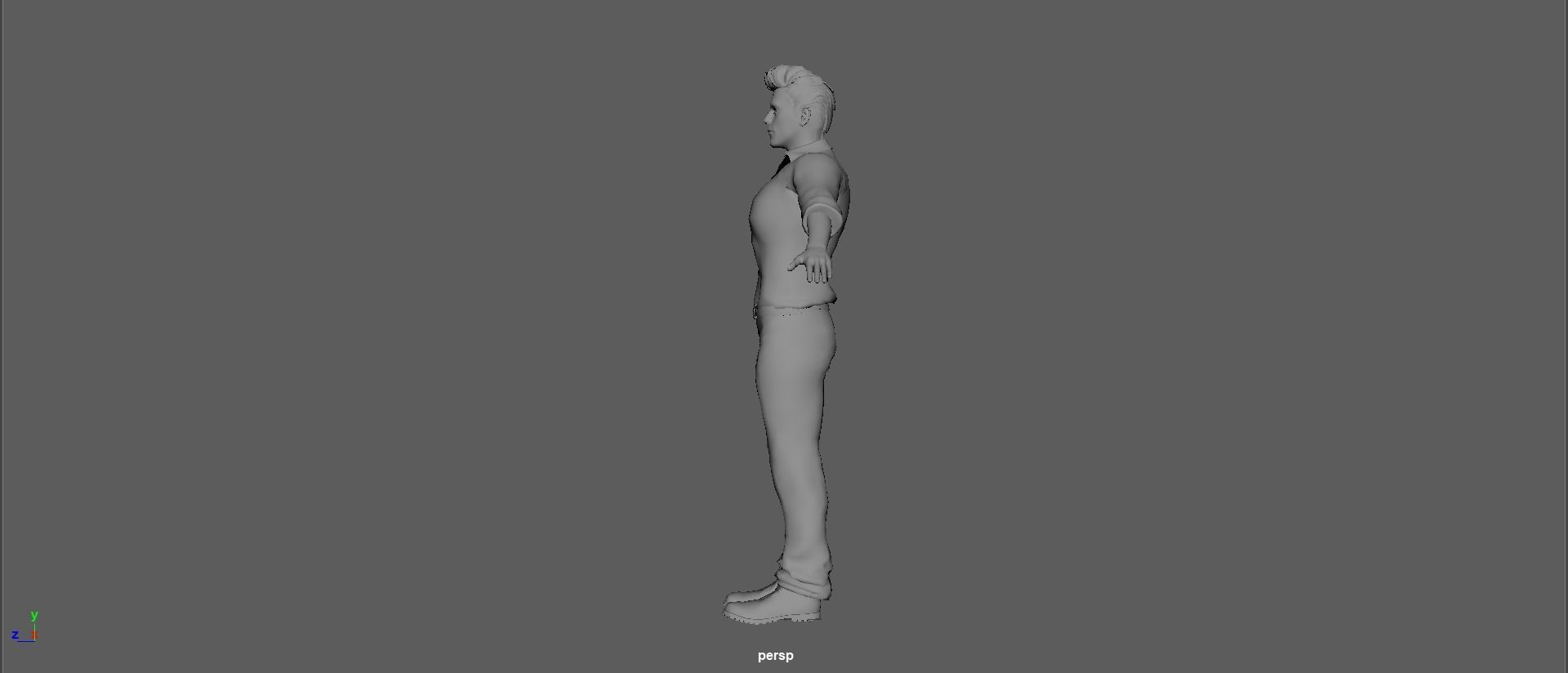 Evan Peters Low-poly 3D model_32