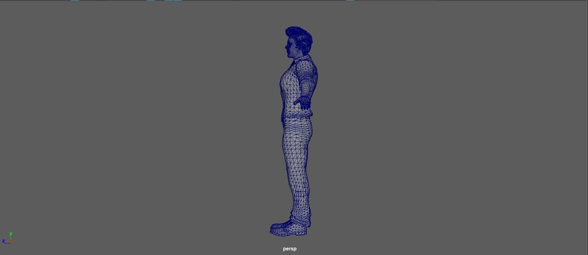 Evan Peters Low-poly 3D model_36