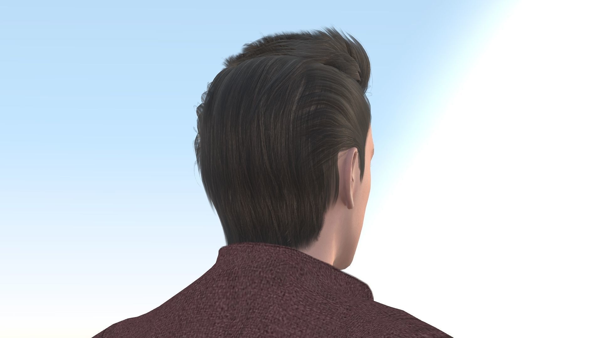 Evan Peters Low-poly 3D model_14