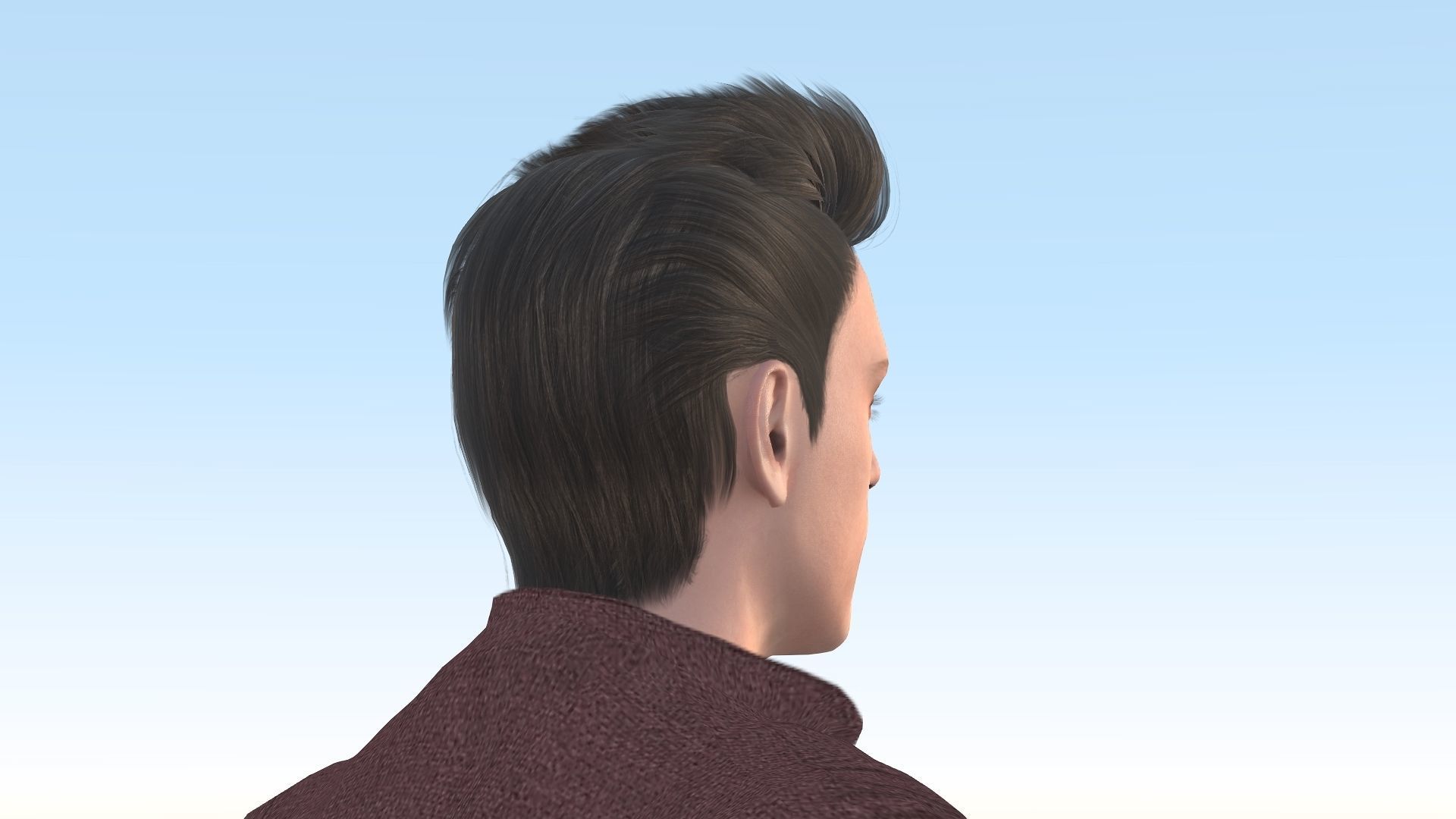 Evan Peters Low-poly 3D model_13