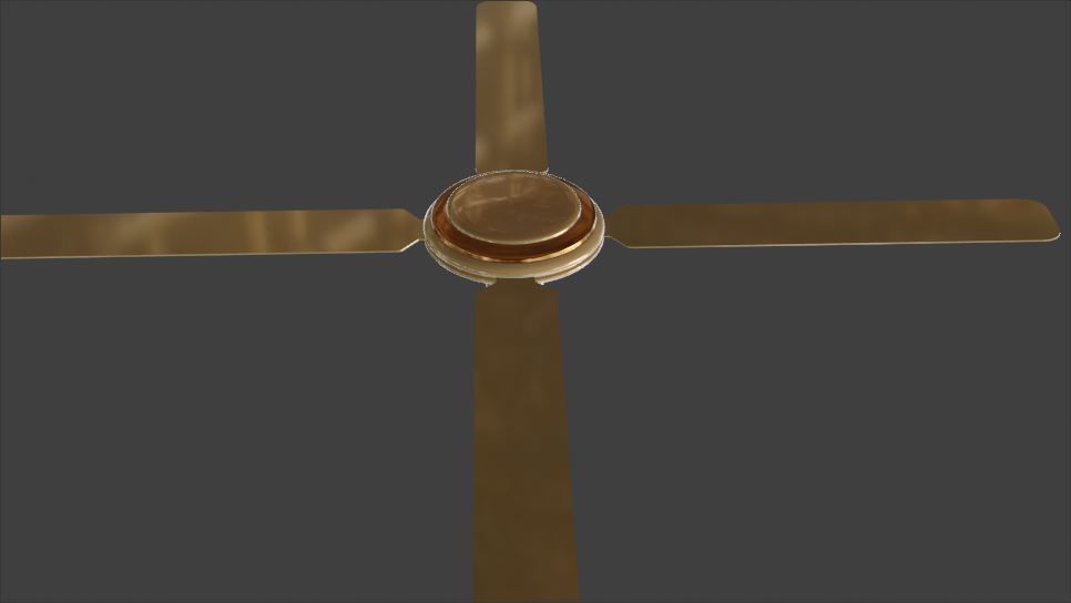ceiling fan 3D model_3