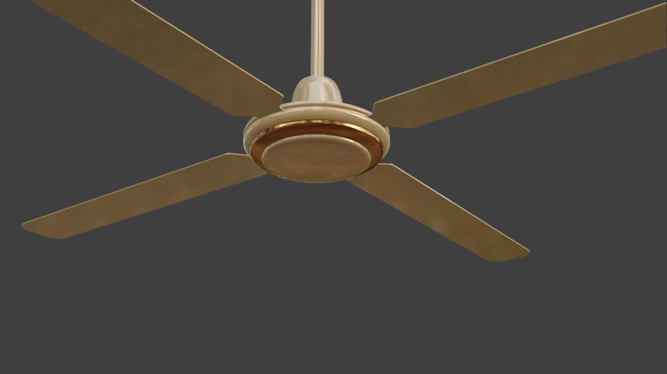 ceiling fan 3D model_1