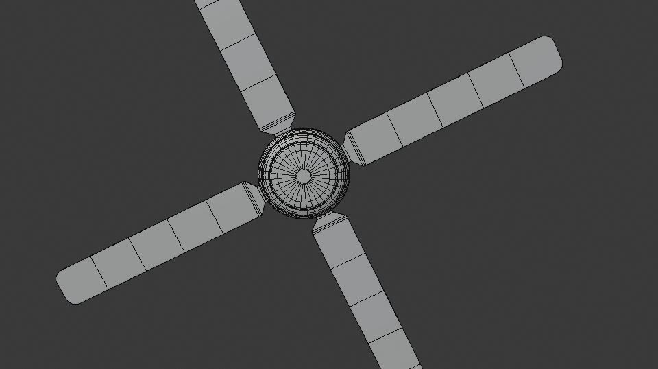 ceiling fan 3D model_6