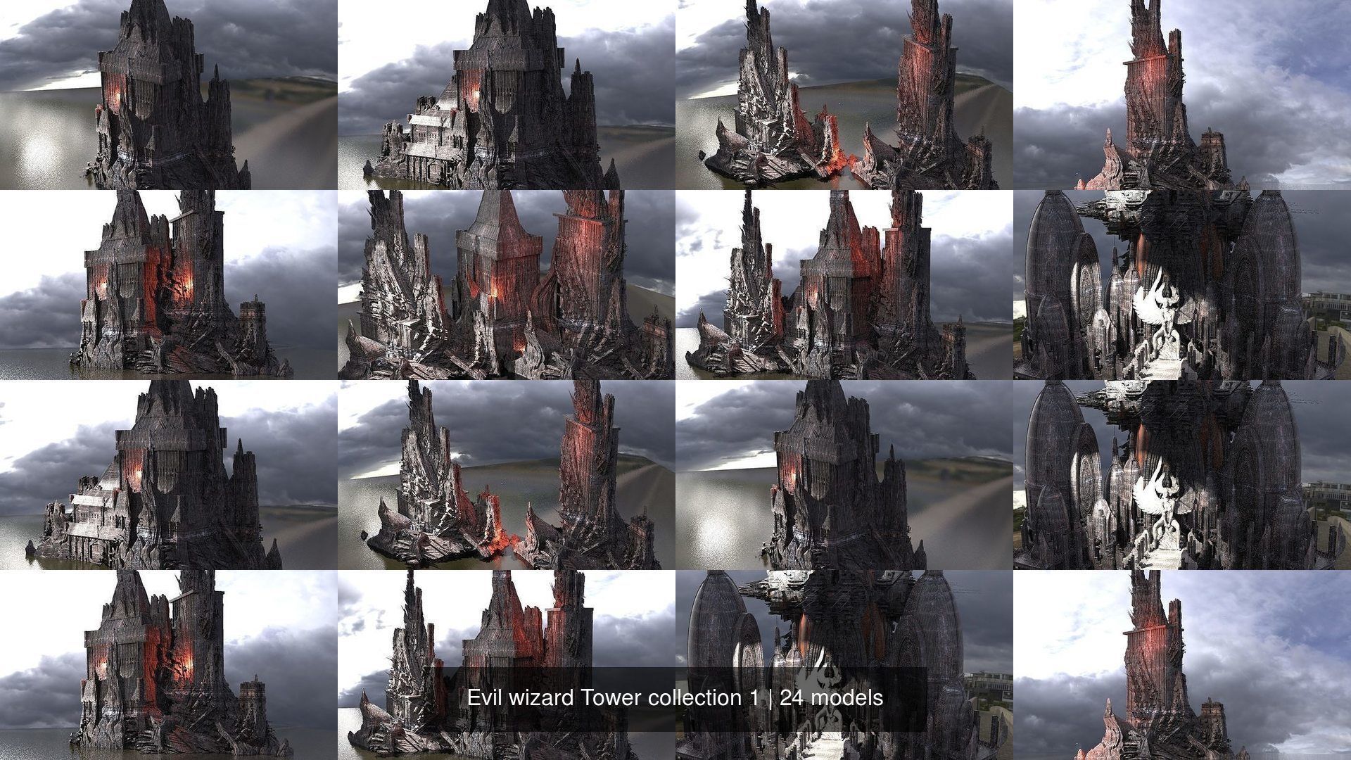 Evil wizard Tower collection 1 _2