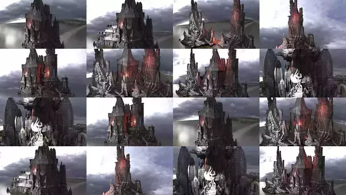 Evil wizard Tower collection 1 
