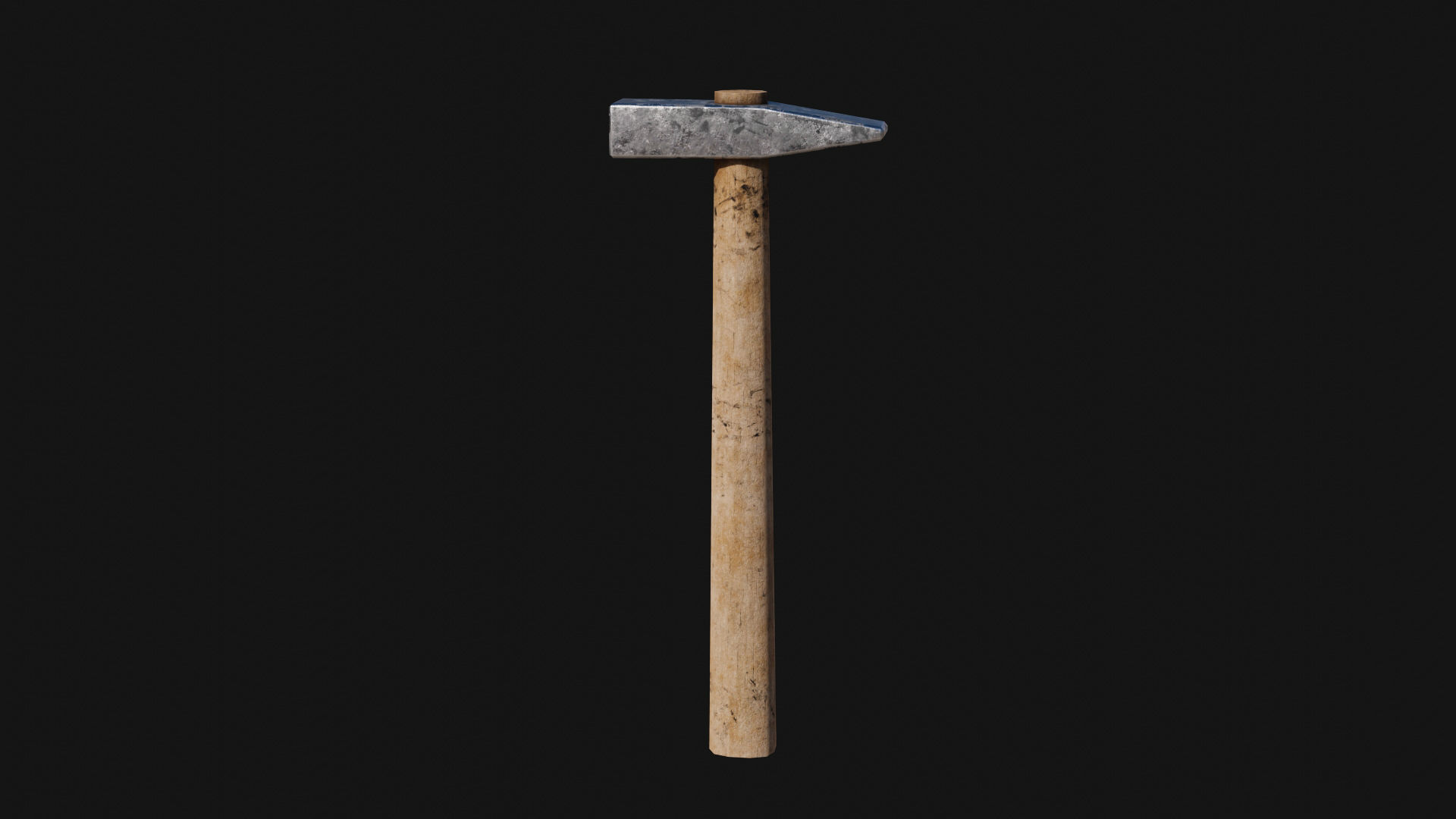 Low-poly Hammer by Nikdox Low-poly 3D model_9