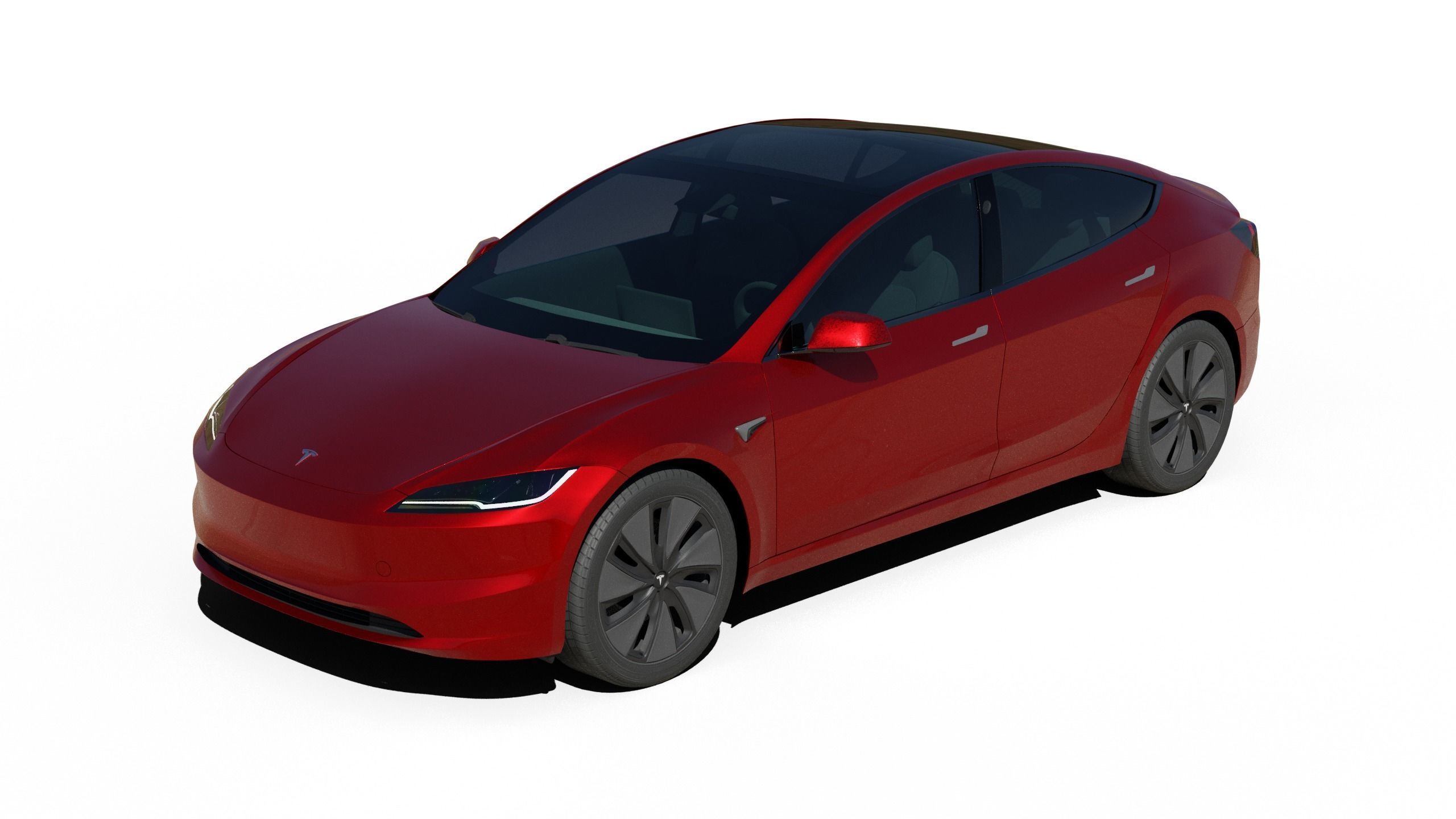 2024 Tesla Model 3 Highland 3D model_8