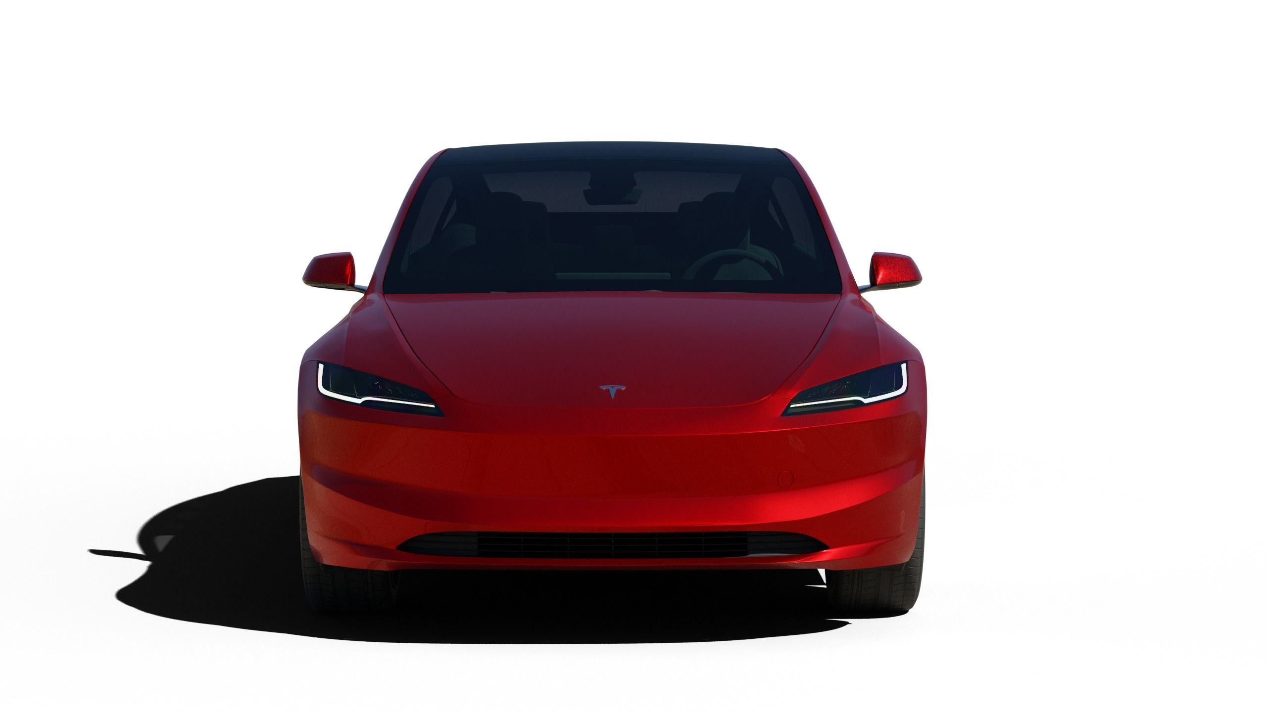 2024 Tesla Model 3 Highland 3D model_2