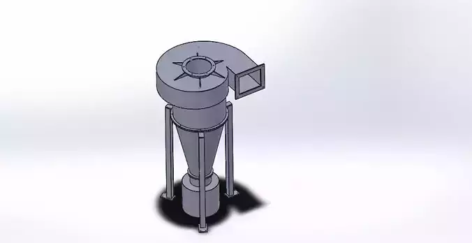 Cyclone 3D model