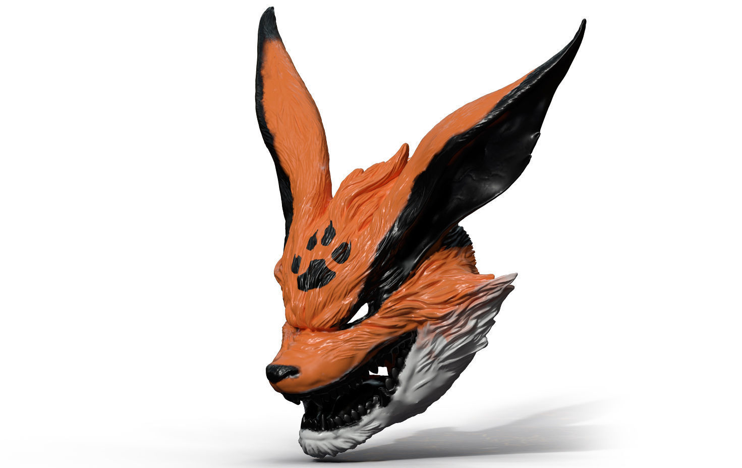 fox mask 3D model_1