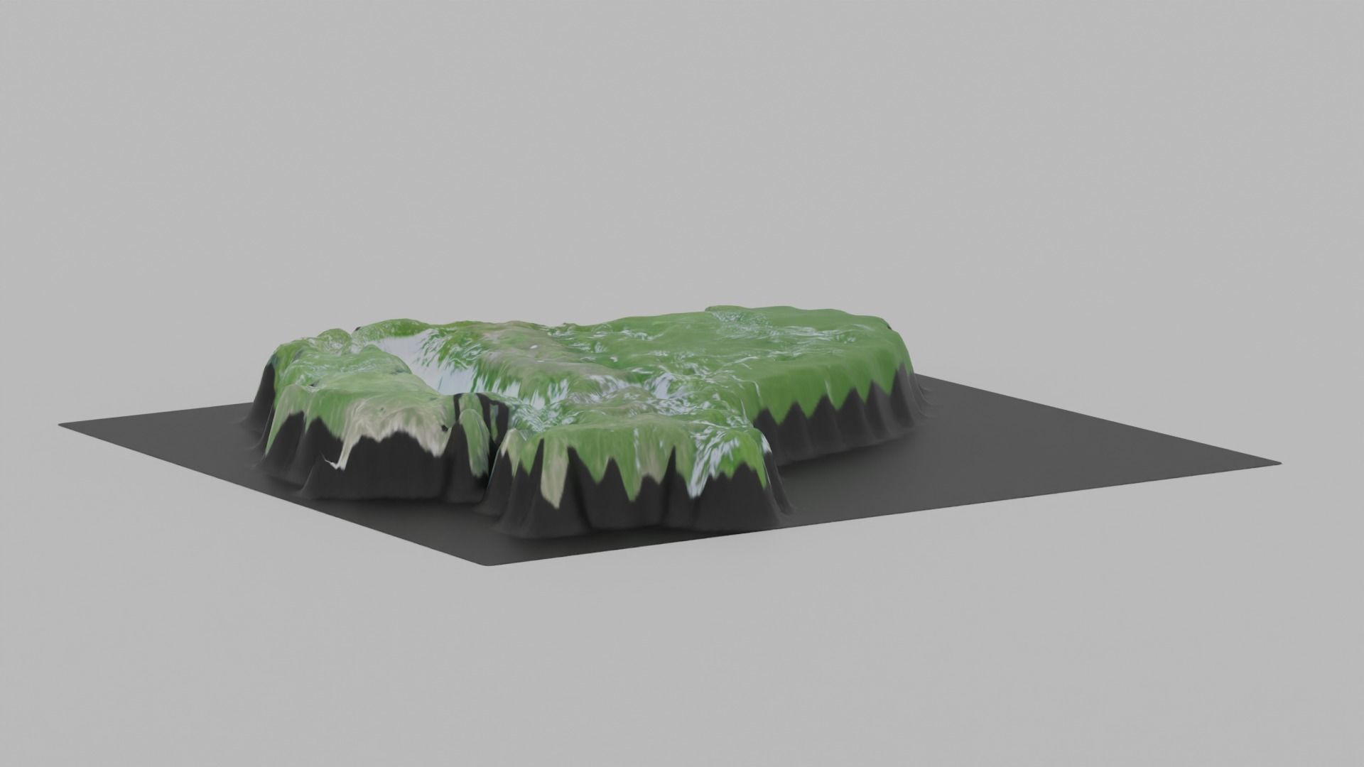 Ecuador Map Country Low-poly 3D model_6
