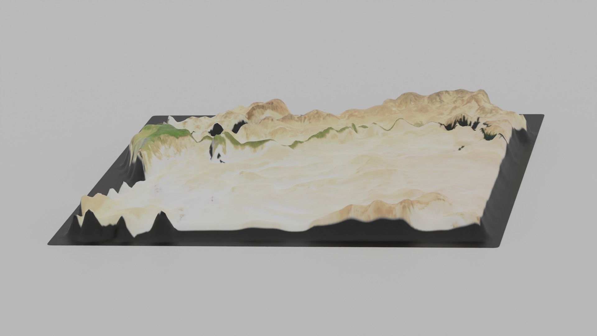 Egypt Map Country Low-poly 3D model_2