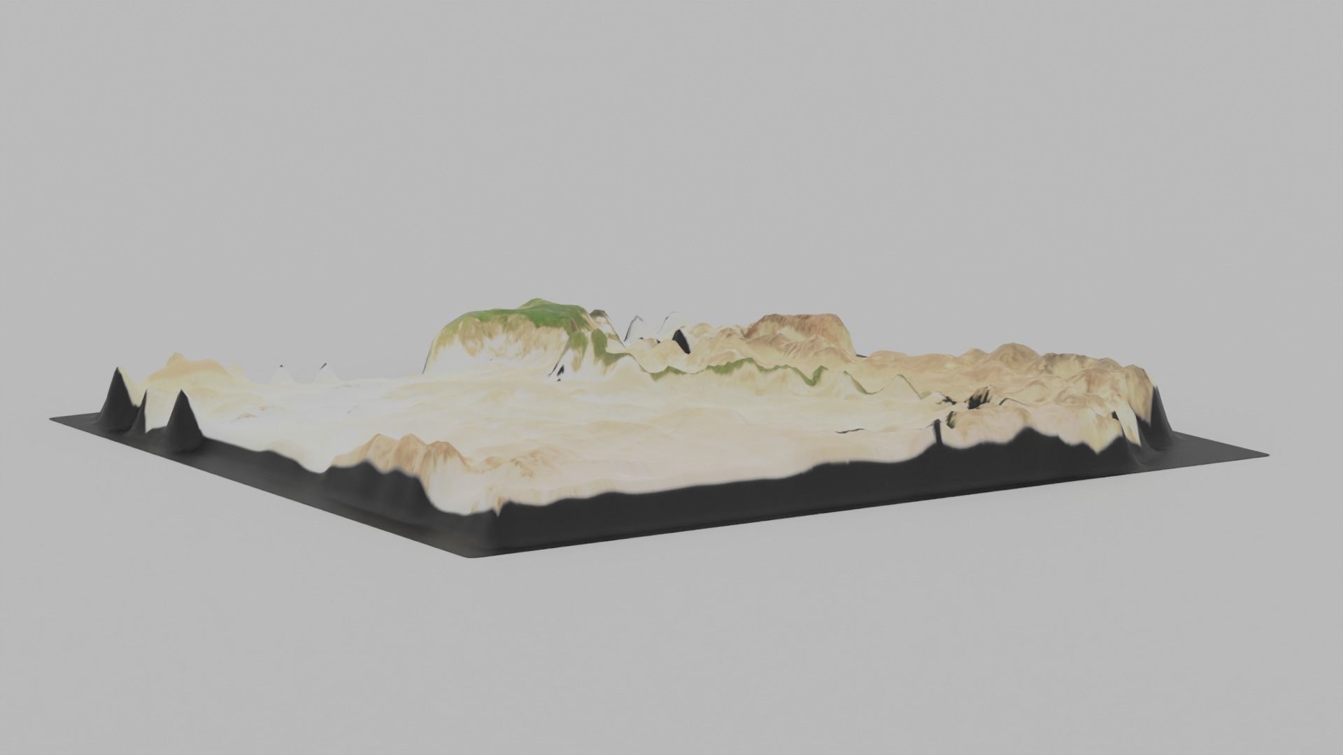 Egypt Map Country Low-poly 3D model_6