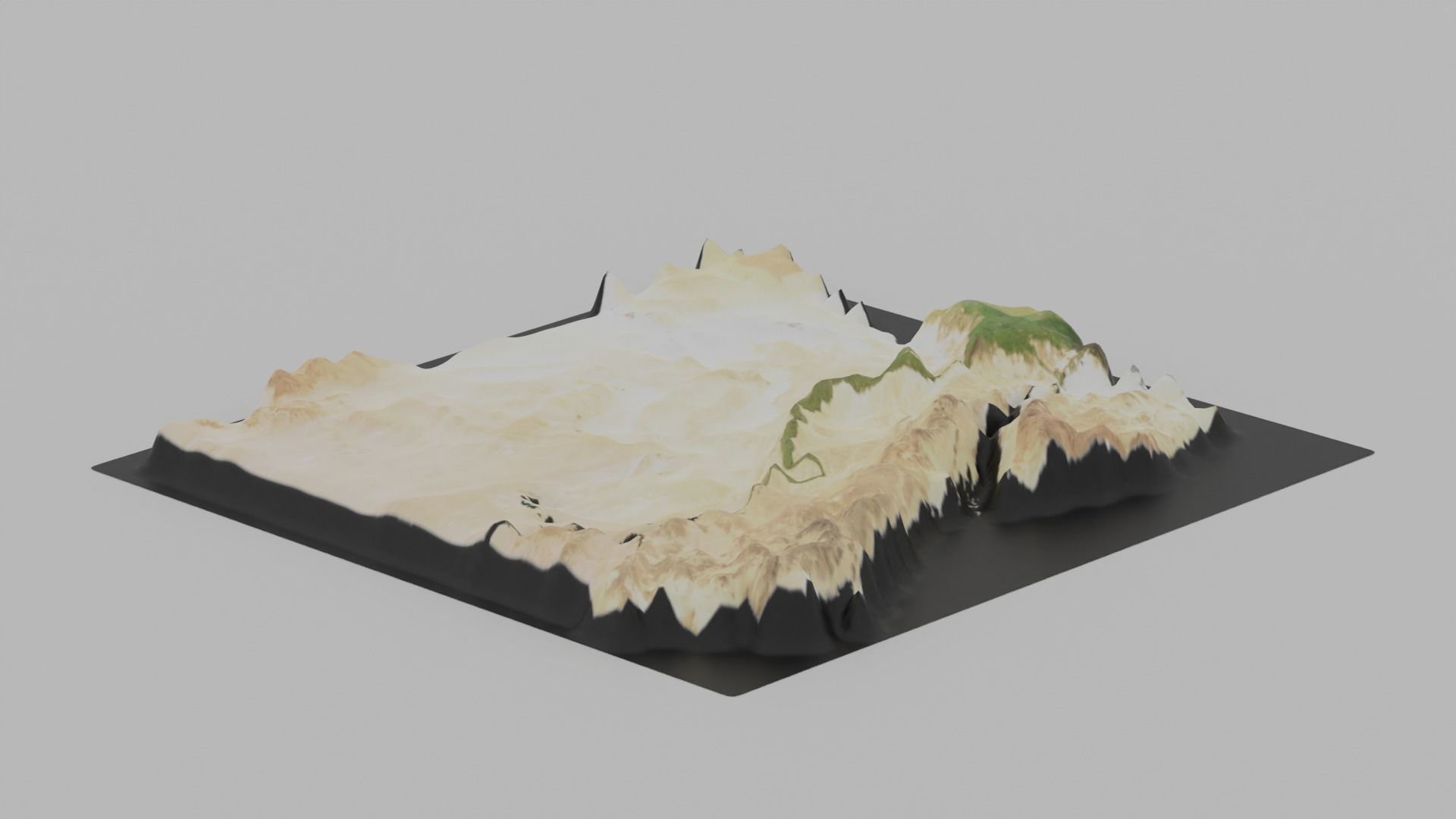 Egypt Map Country Low-poly 3D model_7