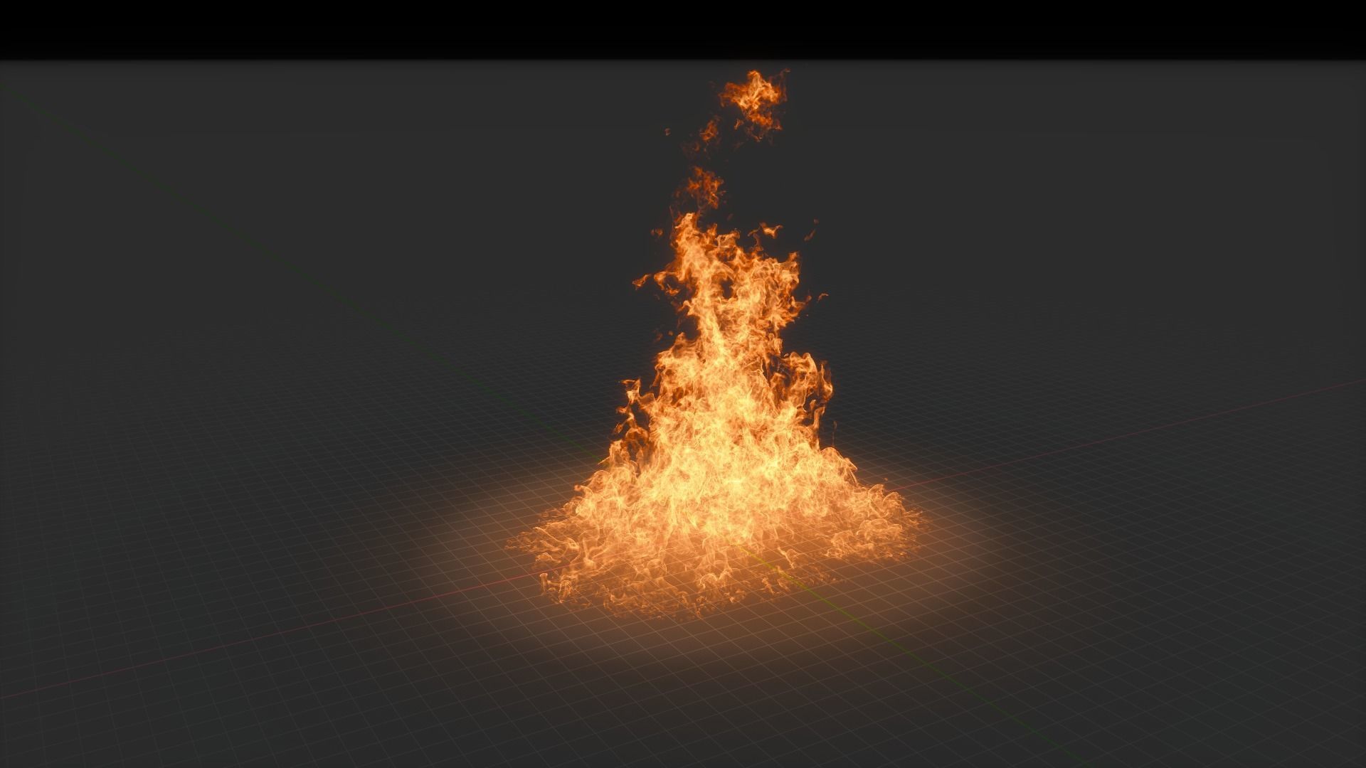 3D Fire Animation 3D model_101