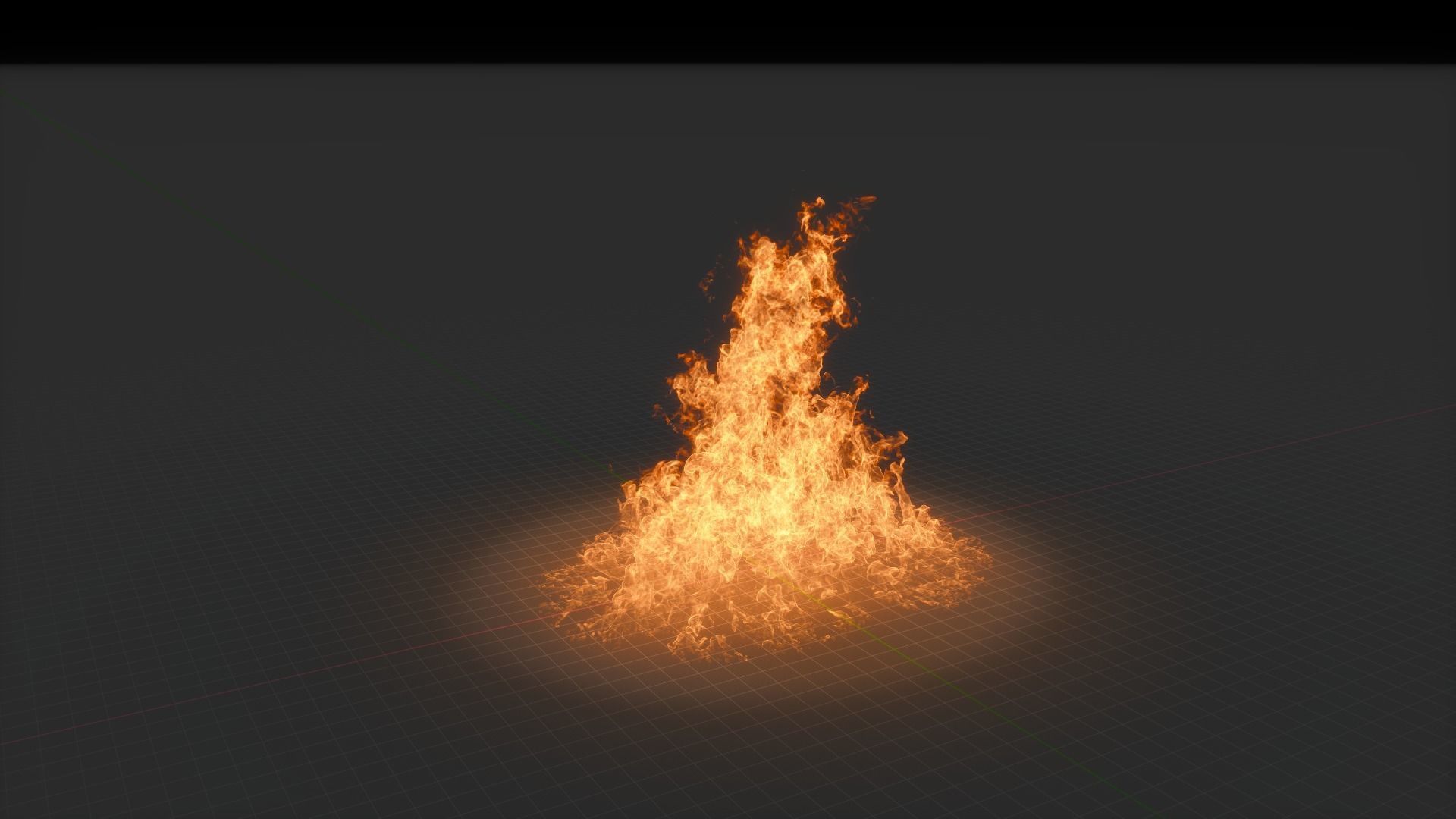 3D Fire Animation 3D model_18
