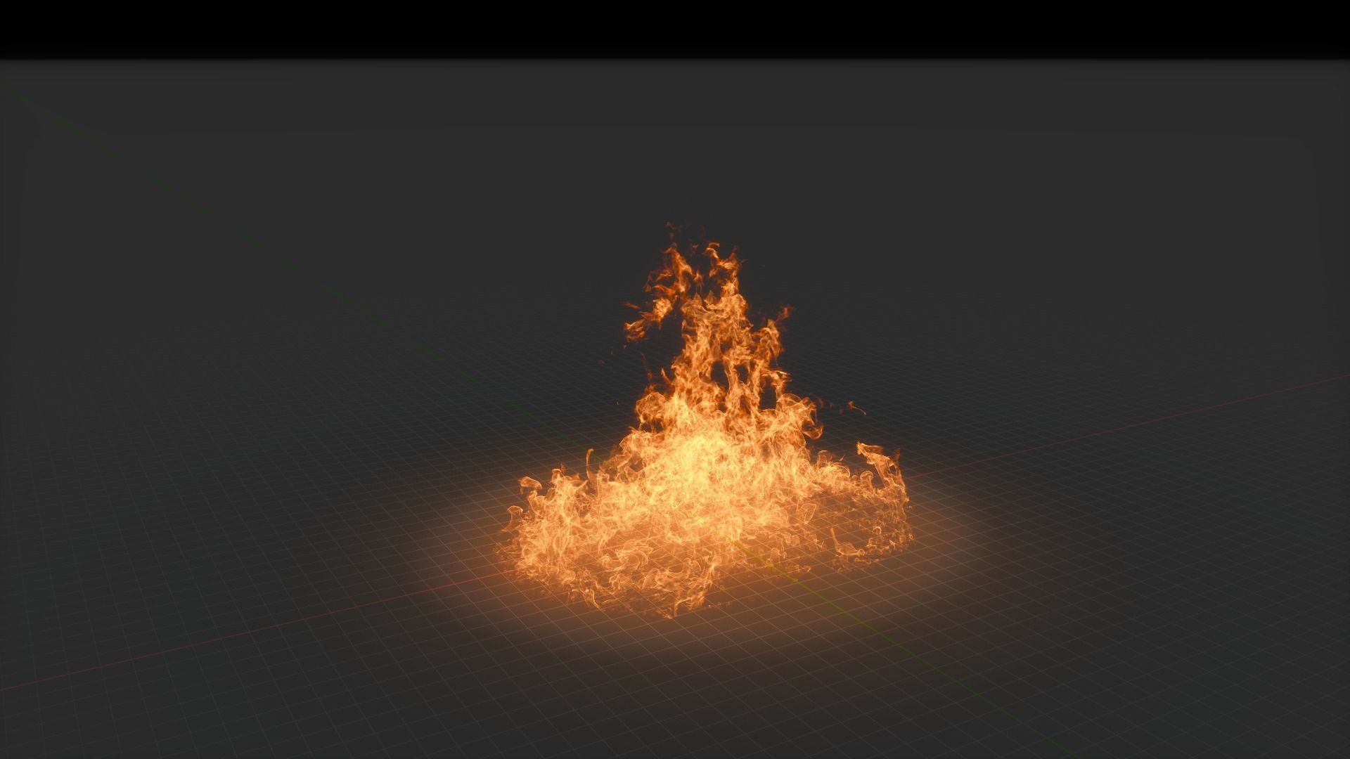 3D Fire Animation 3D model_104