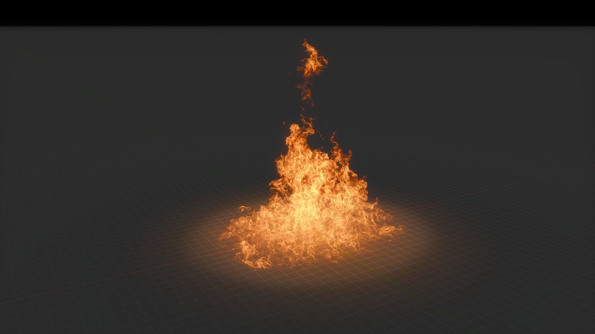 3D Fire Animation 3D model_55