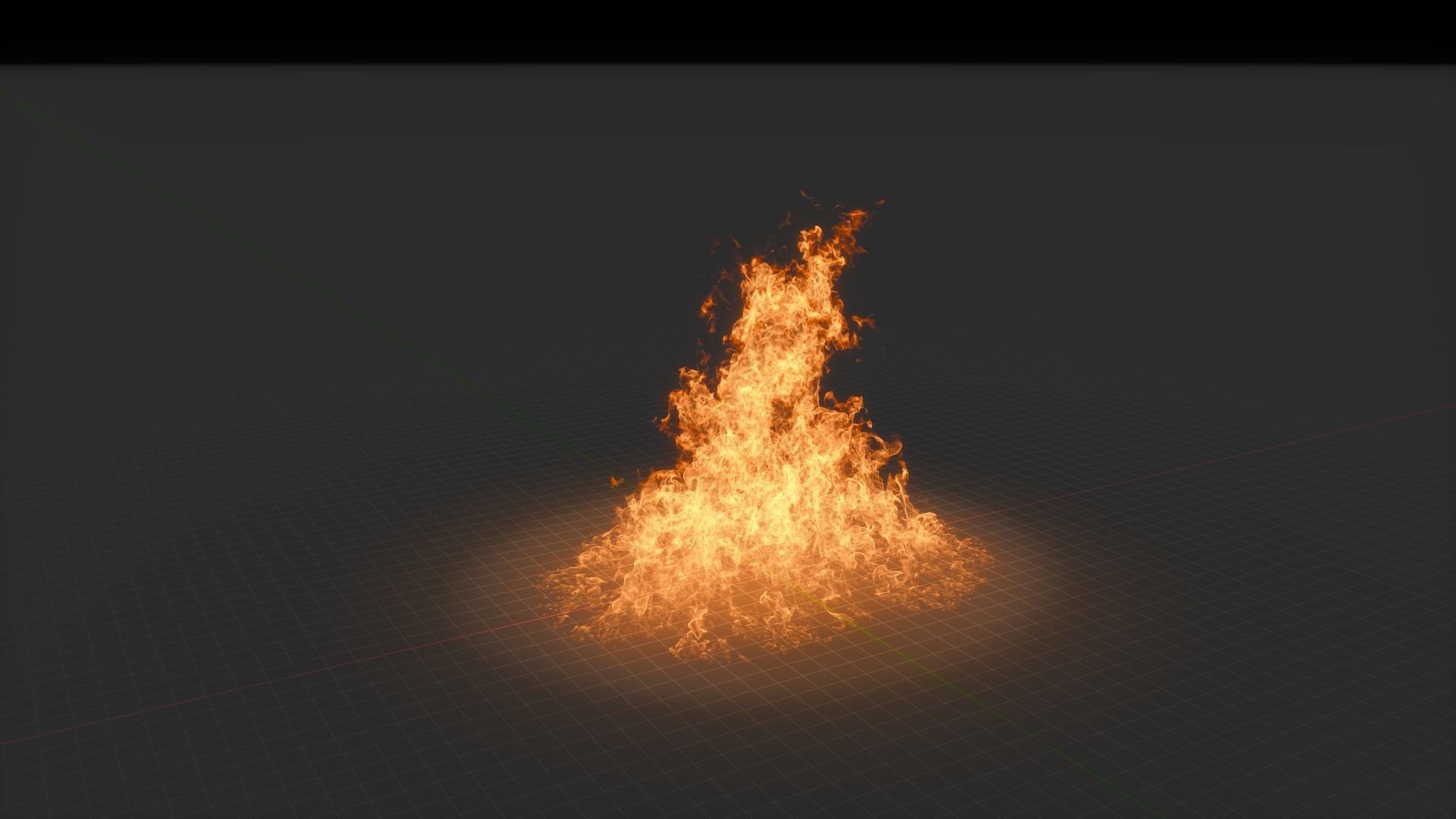 3D Fire Animation 3D model_14