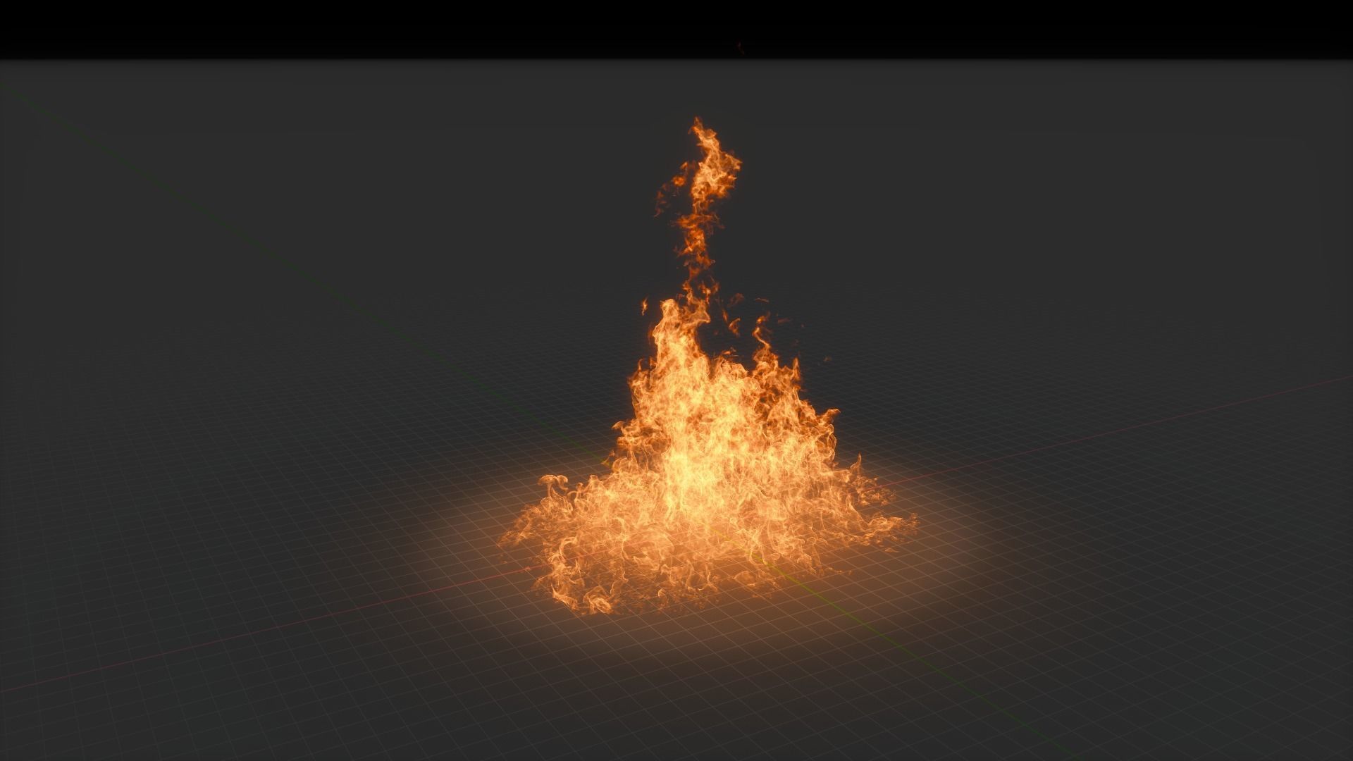 3D Fire Animation 3D model_73