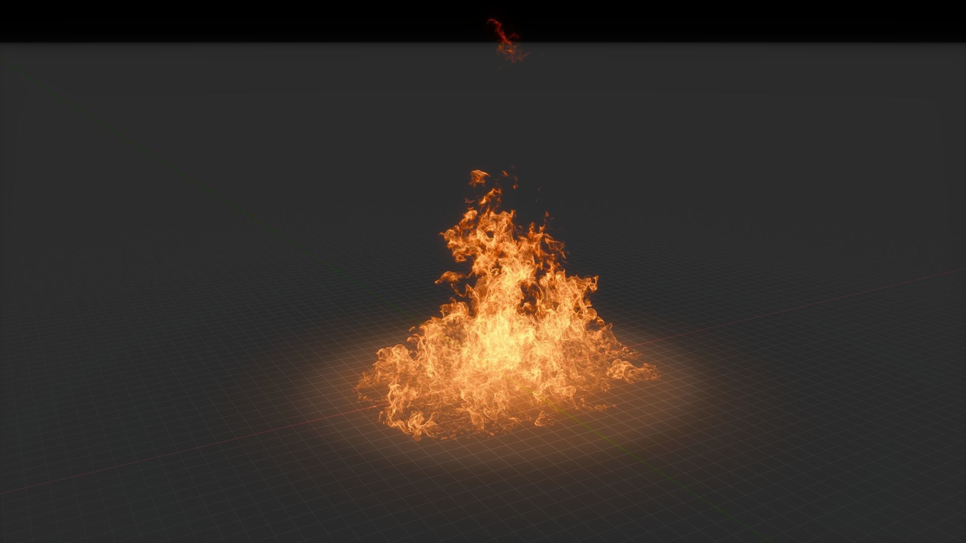 3D Fire Animation 3D model_63