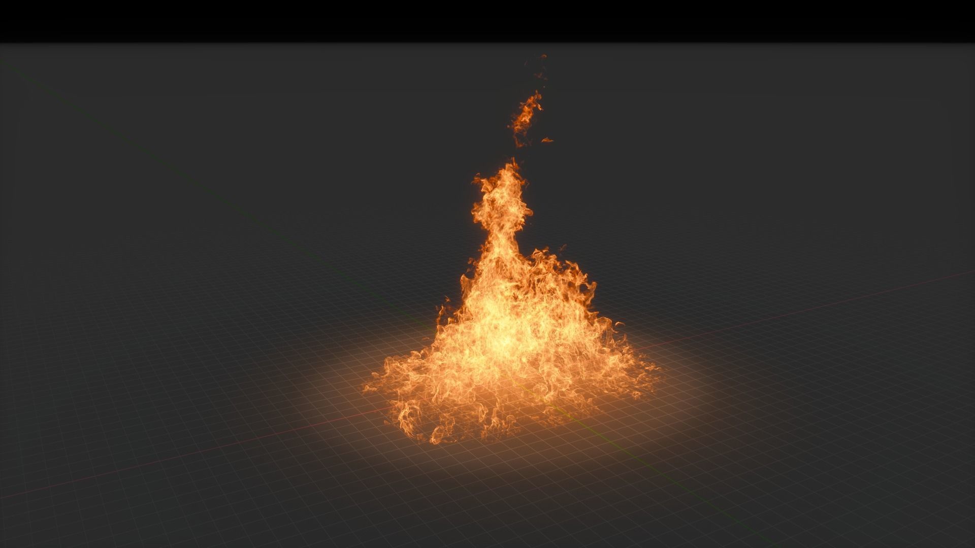 3D Fire Animation 3D model_82