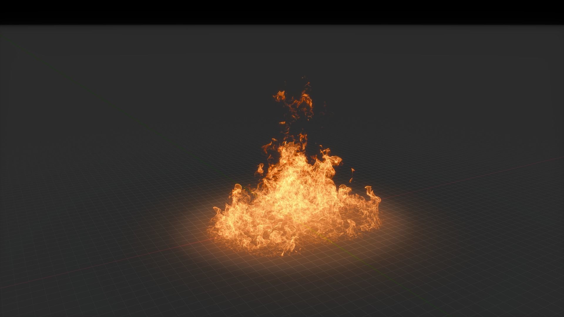 3D Fire Animation 3D model_42