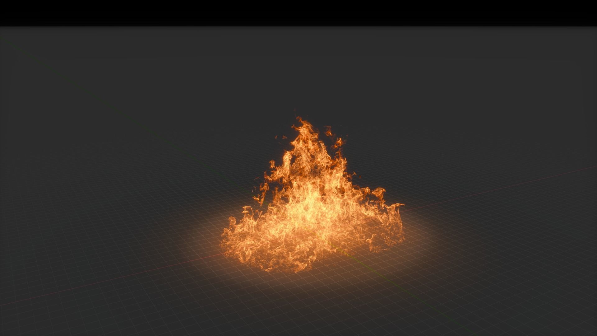 3D Fire Animation 3D model_83