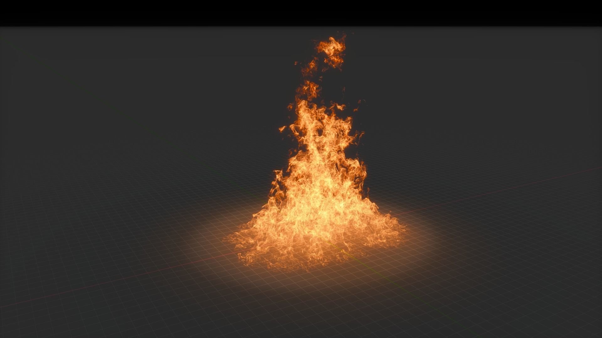 3D Fire Animation 3D model_88