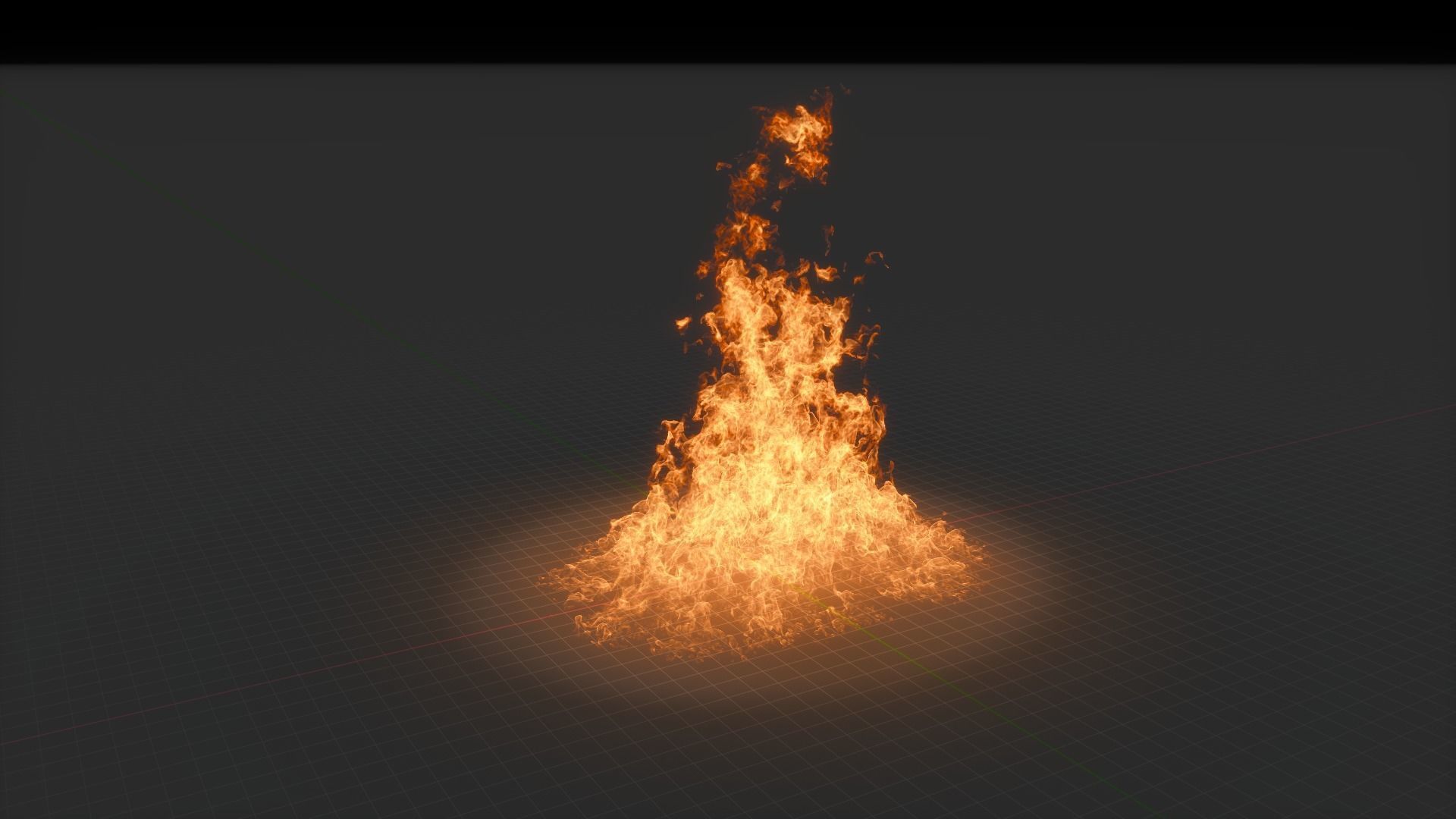 3D Fire Animation 3D model_61