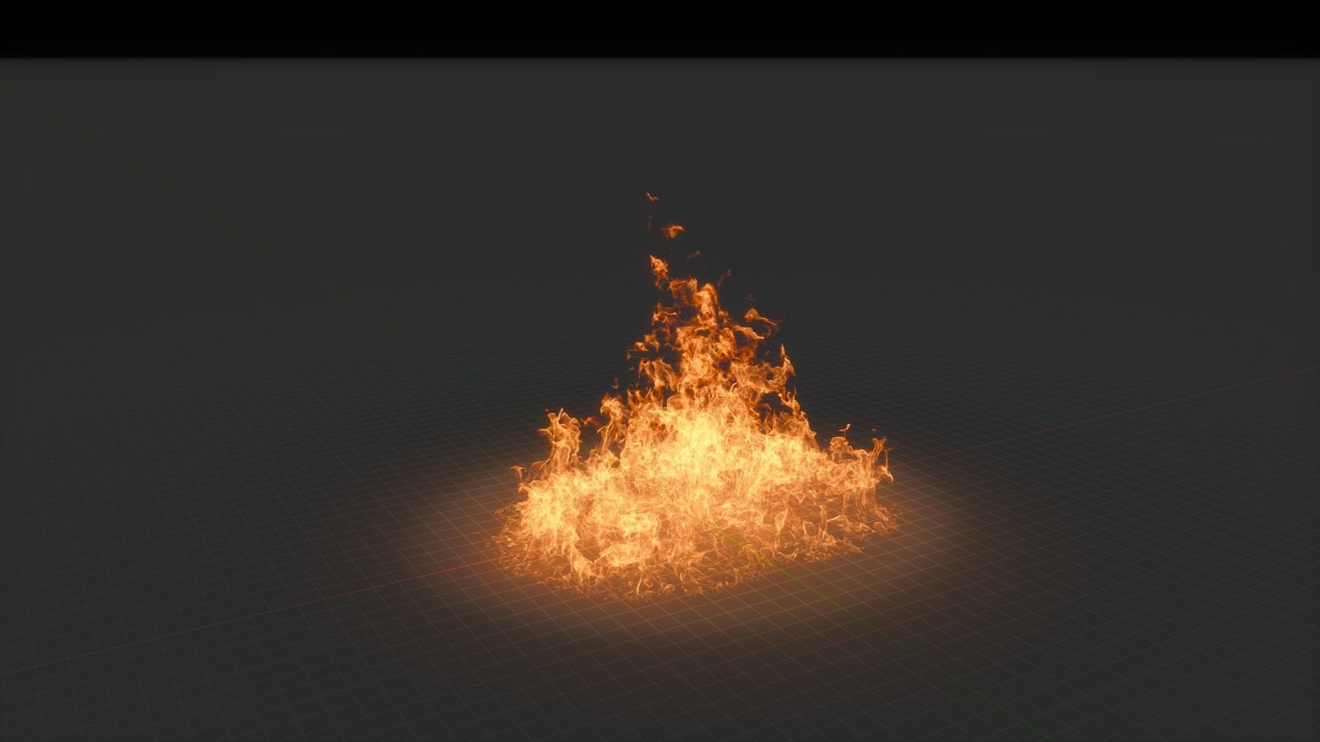 3D Fire Animation 3D model_7