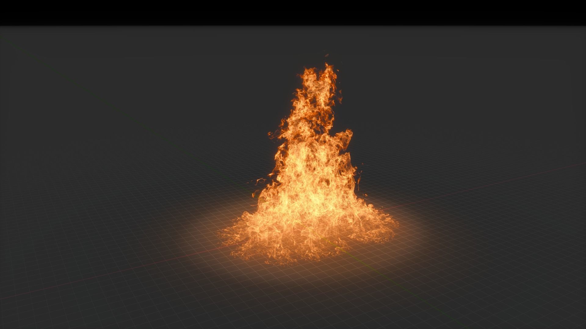 3D Fire Animation 3D model_26