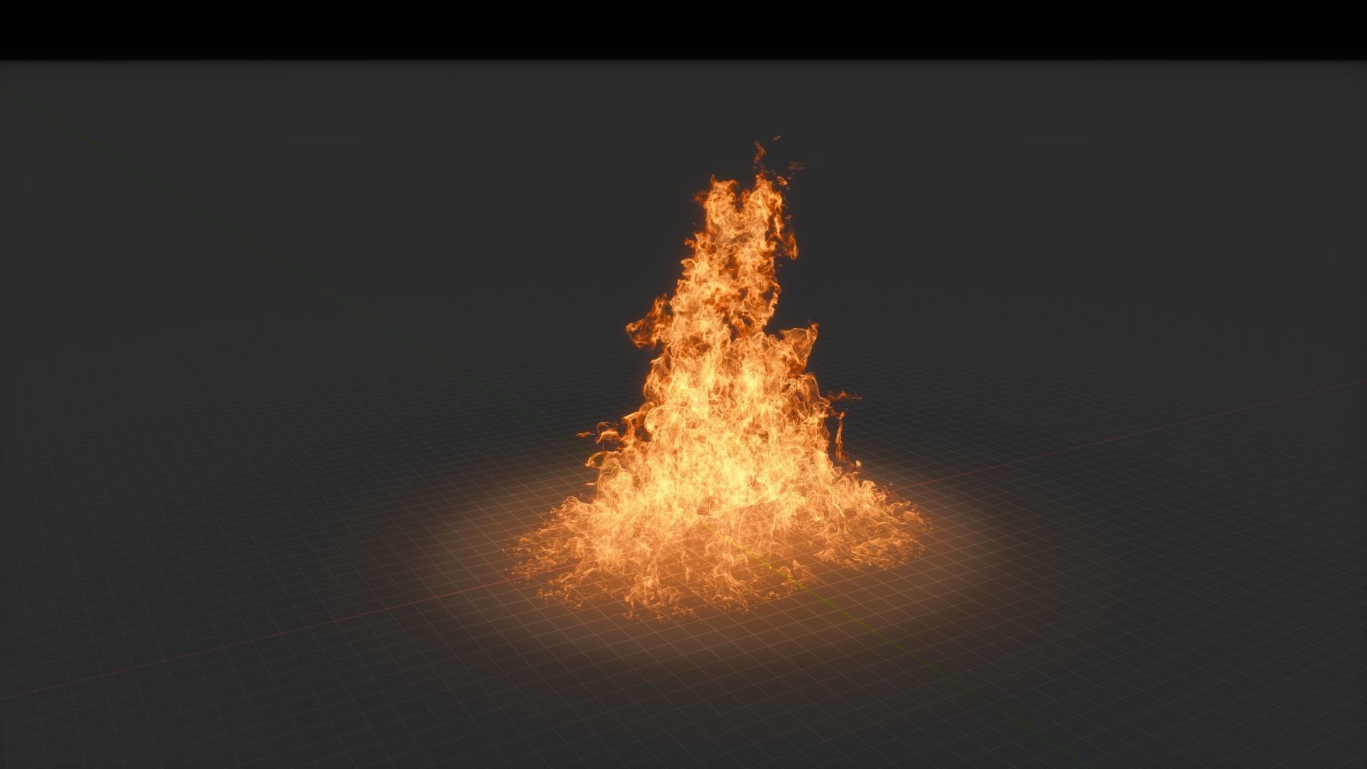 3D Fire Animation 3D model_28