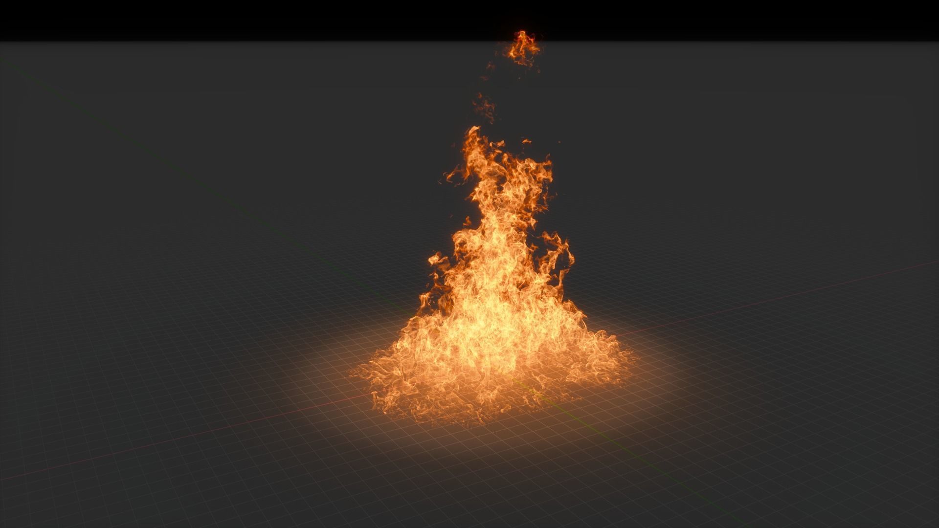 3D Fire Animation 3D model_74