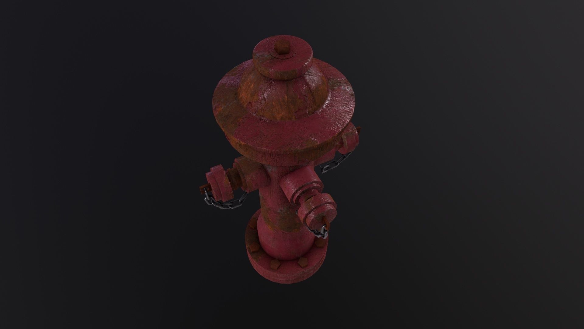 Fire Hydrant 3D Model Low-poly 3D model_5