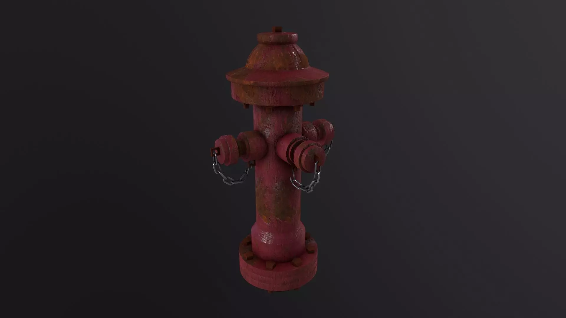 Fire Hydrant 3D Model Low-poly 3D model_0