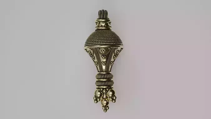 Berlokk Viking pendant 3D print model