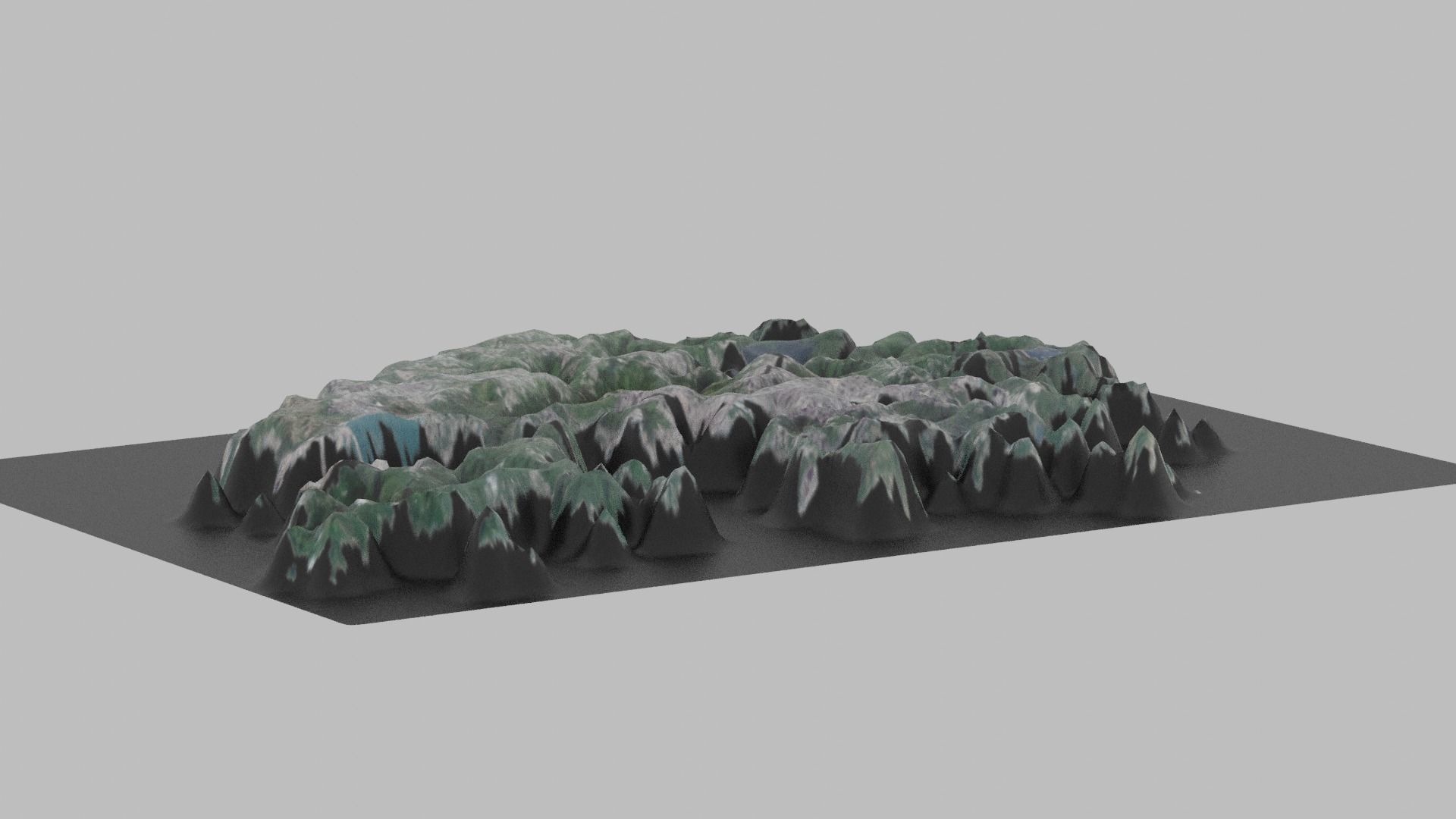 Hong Kong Map Country Low-poly 3D model_6