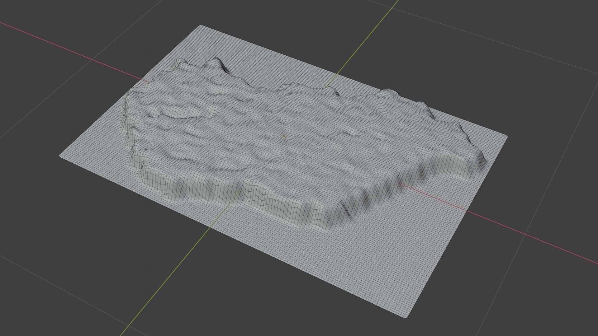 Hungary Map Country Low-poly 3D model_8