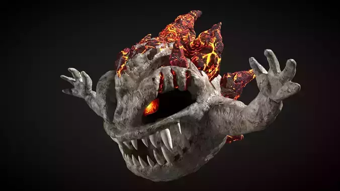 Fire Bomb Final Fantasy 3D print model