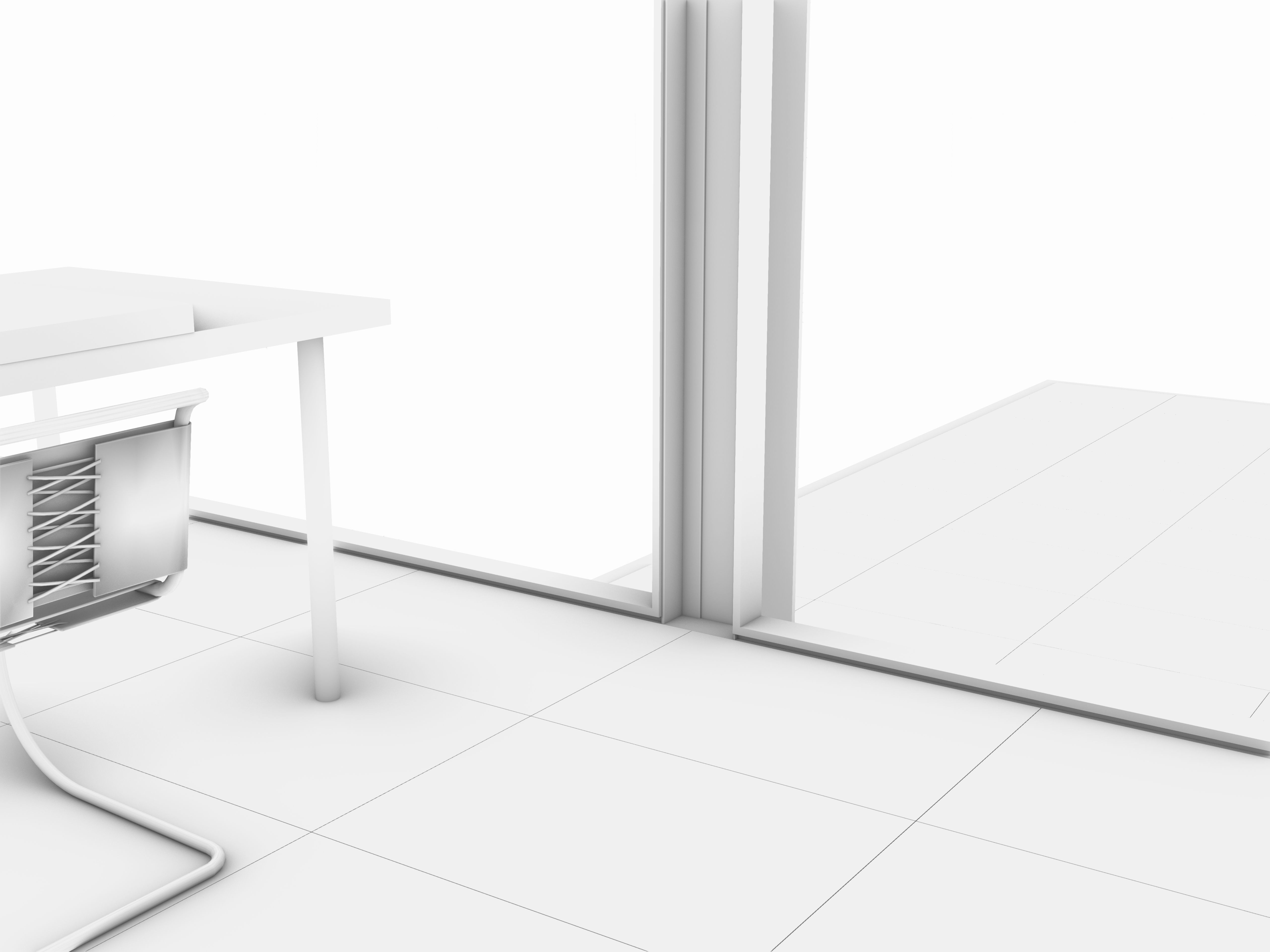 Farnsworth House - Mies van der Rohe 3D model_7