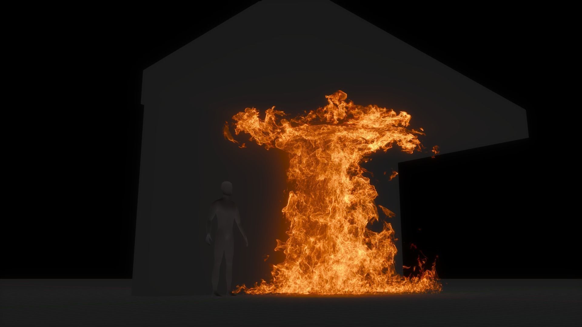 3D Wallfire Animation 3D model_7