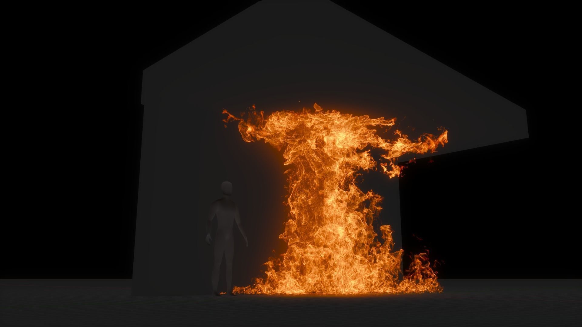 3D Wallfire Animation 3D model_4