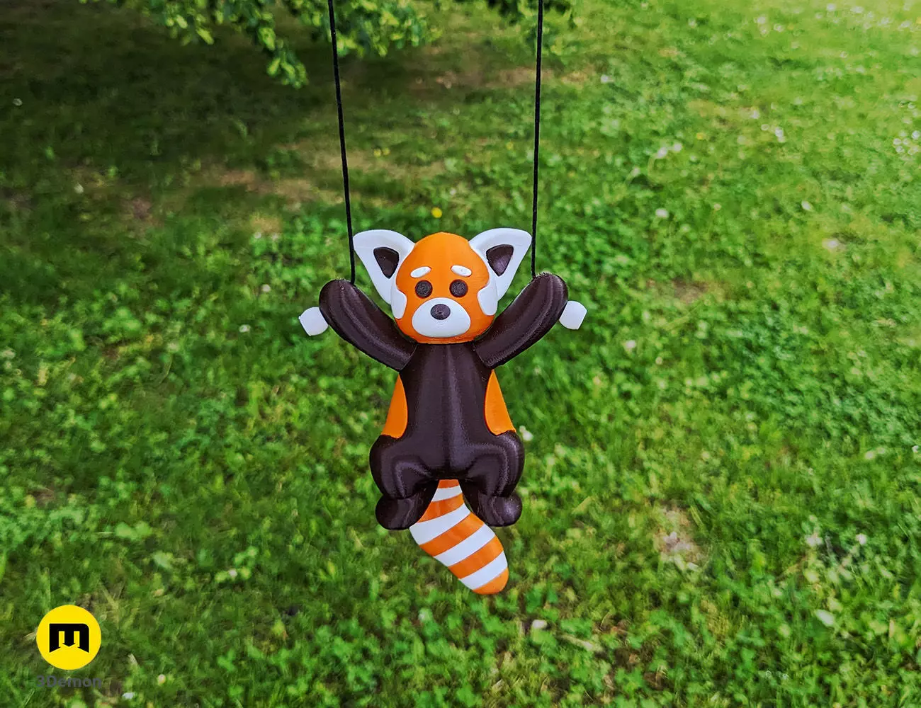 Climbing Red Panda Toy 3D print model