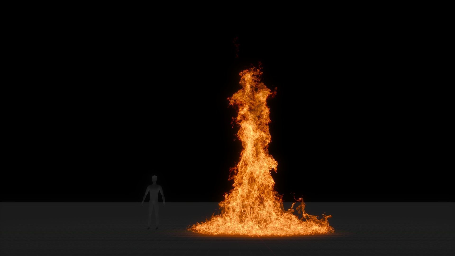 3D Big Fire Animation 3D model_68