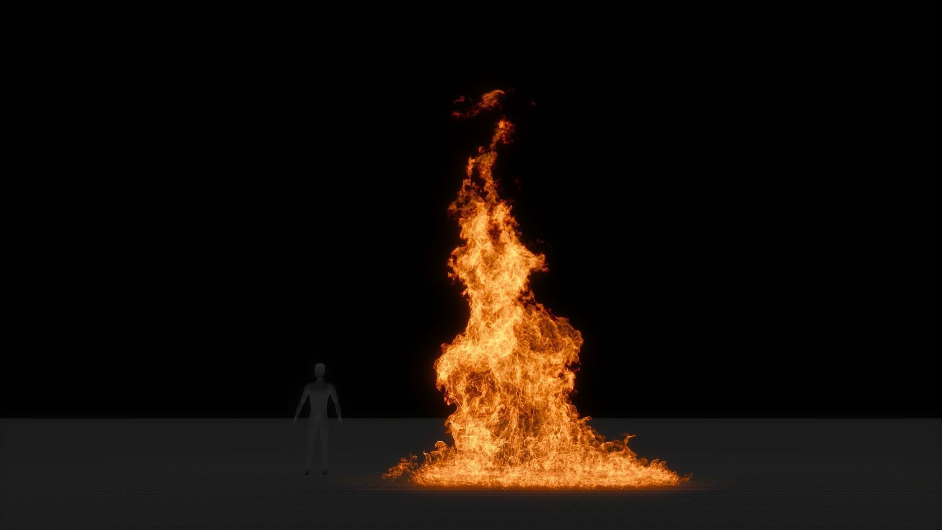 3D Big Fire Animation 3D model_66