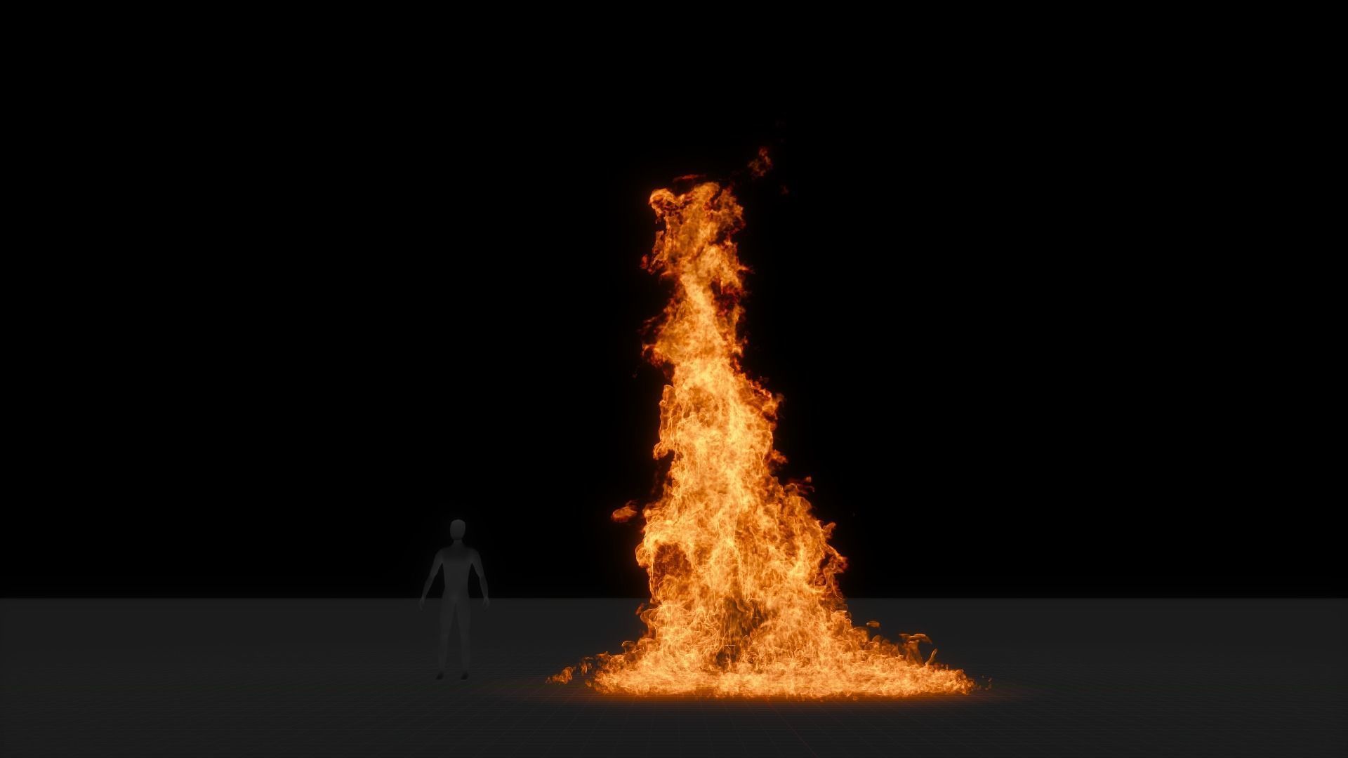 3D Big Fire Animation 3D model_59