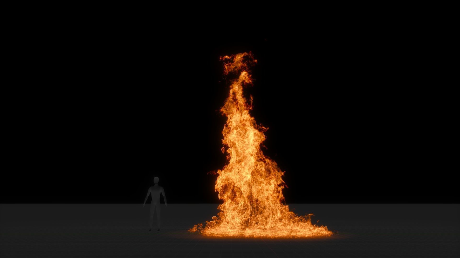 3D Big Fire Animation 3D model_63