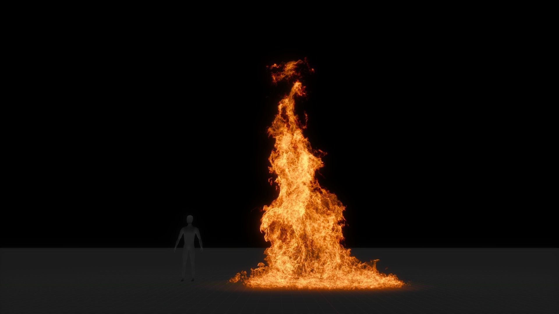 3D Big Fire Animation 3D model_64